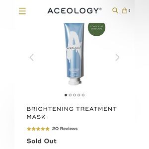 BRAND NEW ACEOLOGY - Brightening treatment mask